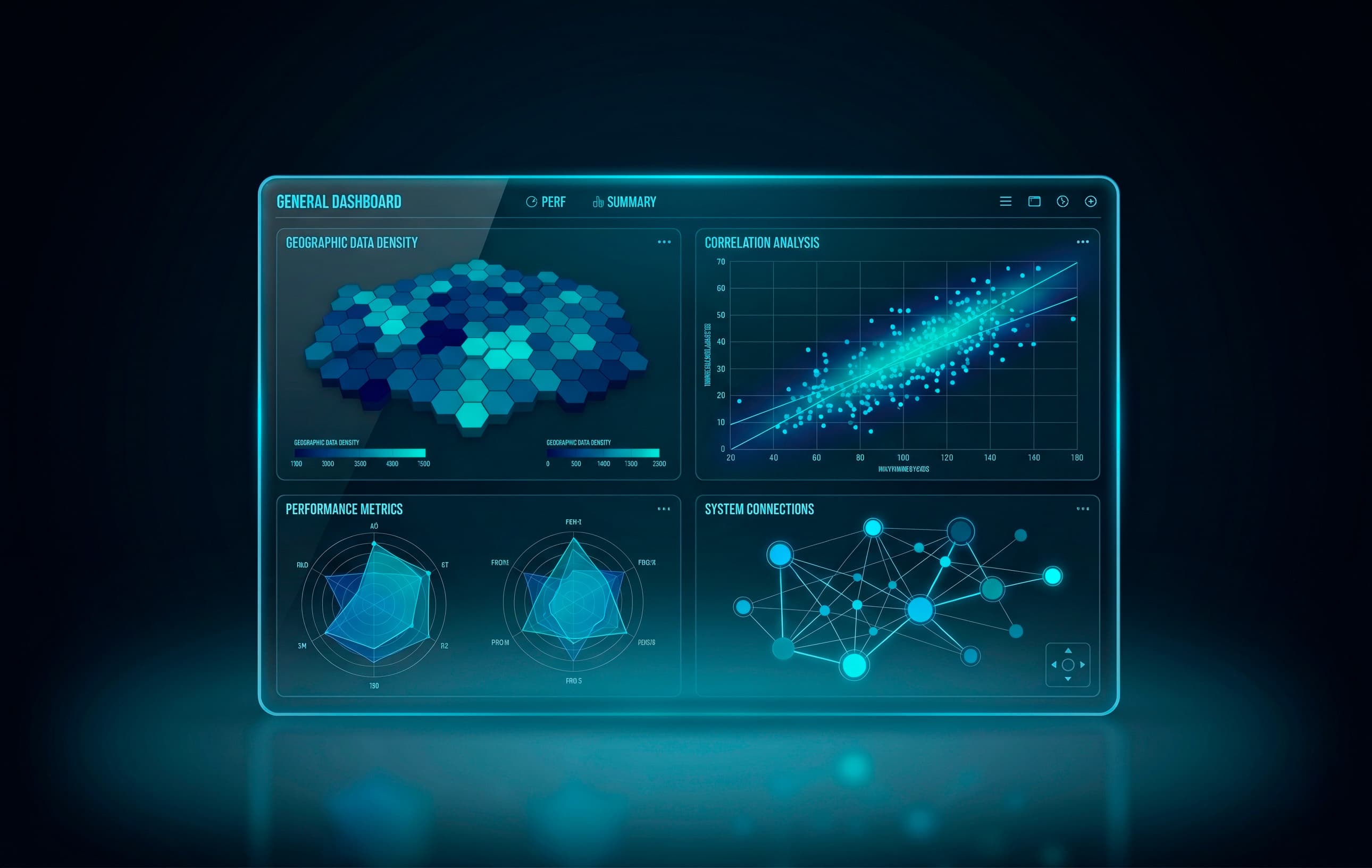 Dashboard visualization of digital maturity metrics